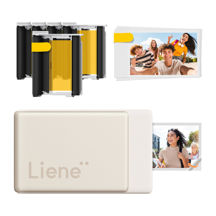 Liene Pearl N200 Pro Stampante Fotografica Portatile 2x3" Kit Oro Liene Pearl N200 Pro Stampante Fotografica Portatile 2x3" Kit Oro