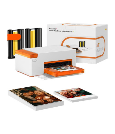 Liene Amber M110 4x6" Portable Photo Printer with 60 sheets of 4x6" photo paper