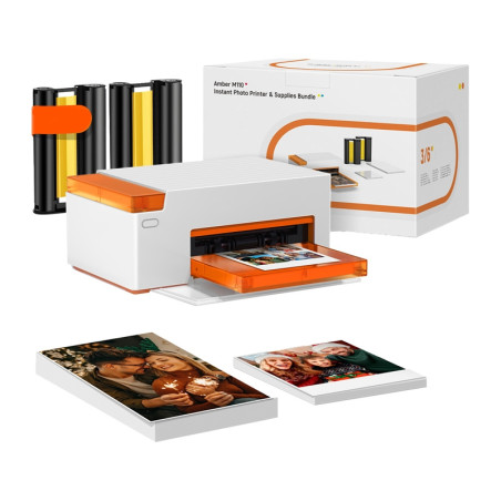 Liene Amber M110 Stampante Fotografica Portatile 4x6" con 60 fogli di carta fotografica
