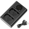 Neewer DL-FZ100 Caricatore Doppio USB per Batterie NP-FZ100