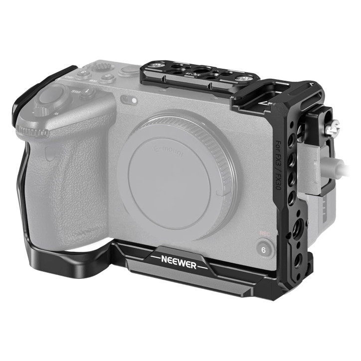 Neewer CA011 Cage per Sony FX3/FX30 con Clamp Cavo HDMI Neewer CA011 Cage per Sony FX3/FX30 con Clamp Cavo HDMI