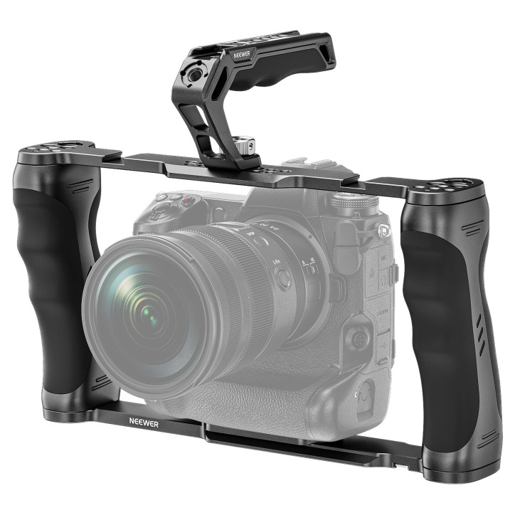 Neewer CA077 Camera Cage Universale con Doppia Impugnatura Neewer CA077 Camera Cage Universale con Doppia Impugnatura