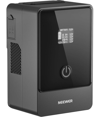 Neewer PS099EP Batteria Mini V-Mount 99Wh 6800mAh Nero