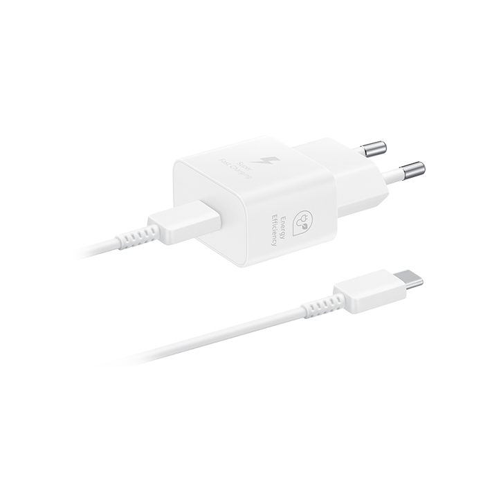 Samsung 25W USB-C Fast Adapter EP-T2510 con Cavo - Bianco
