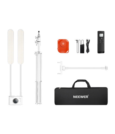 Neewer BH40B Kit Illuminazione LED Doppio Braccio Bi-Colore