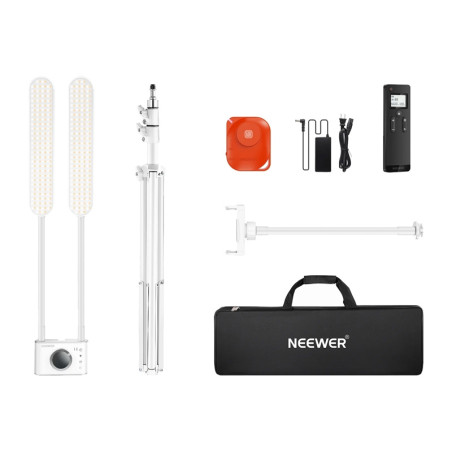 Neewer BH40B Kit Illuminazione LED Doppio Braccio Bi-Colore