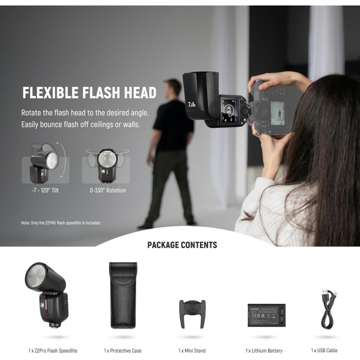Neewer Z2PRO-F TTL Flash Speedlite Testa Rotonda per Fujifilm Neewer Z2PRO-F TTL Flash Speedlite Testa Rotonda per Fujifilm