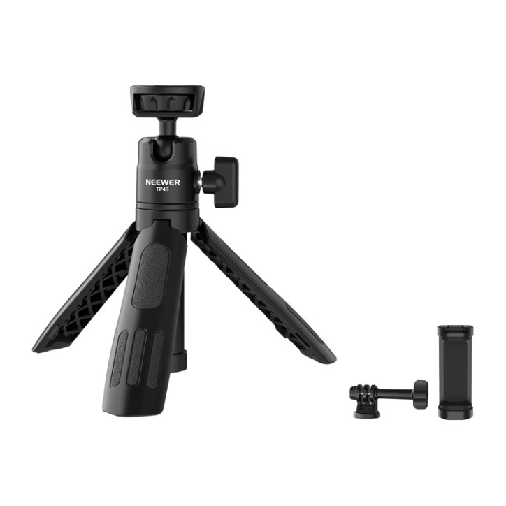 Neewer BASICS TP43 Mini Treppiede con Selfie Stick Estensibile Bianco Neewer BASICS TP43 Mini Treppiede con Selfie Stick Estensibile Bianco