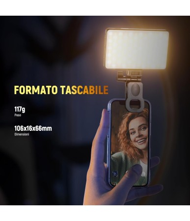 Neewer BL120B Luce Selfie LED Clip-on
