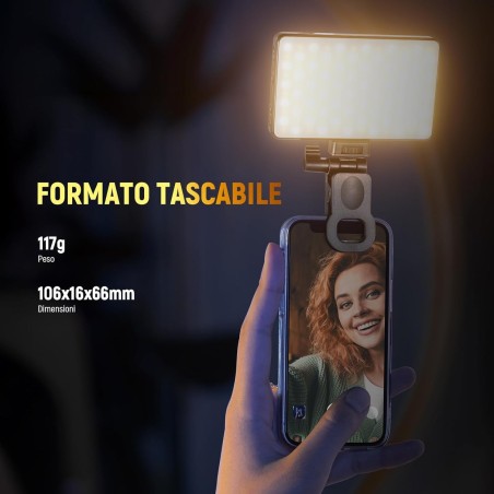 Neewer BL120B Luce Selfie LED Clip-on