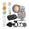 Neewer CRM2 Kit Accessori Magnetici per Flash Testa Rotonda