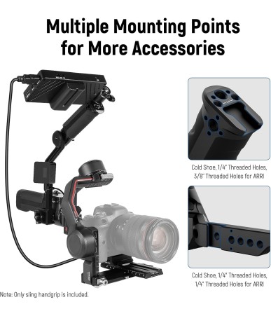 Neewer ST49 Sling Nero per DJI RS2/RSC2/RS3/RS4