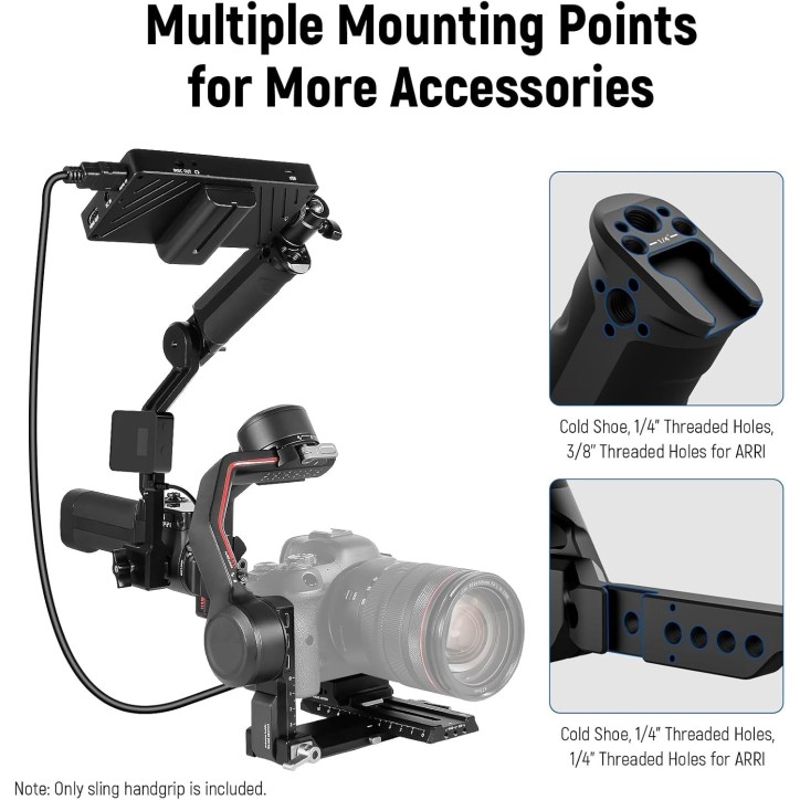 Neewer ST49 Sling Nero per DJI RS2/RSC2/RS3/RS4 Neewer ST49 Sling Nero per DJI RS2/RSC2/RS3/RS4