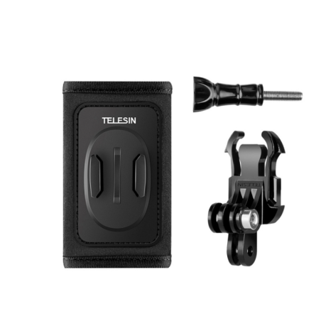 Telesin Supporto Zaino con Attacco J-Hook per GoPro/Osmo Action GP-BPM-003