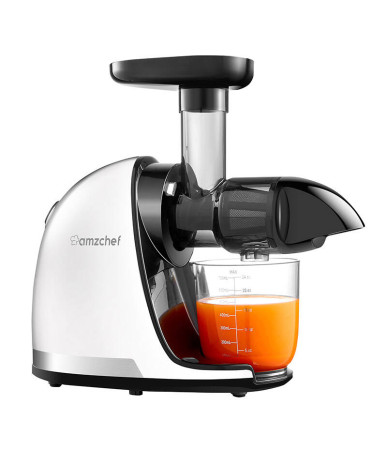 Slow Juicer AMZCHEF 1501-WT Bianco