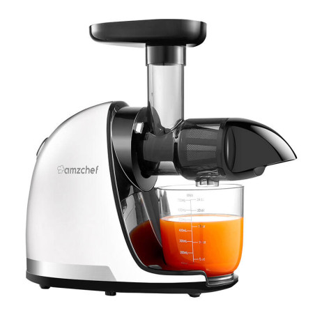 Slow Juicer AMZCHEF 1501-WT Bianco