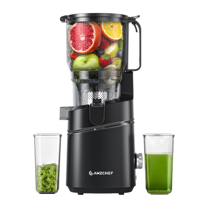 AMZCHEF SJ-036CBK Slow Juicer Nero