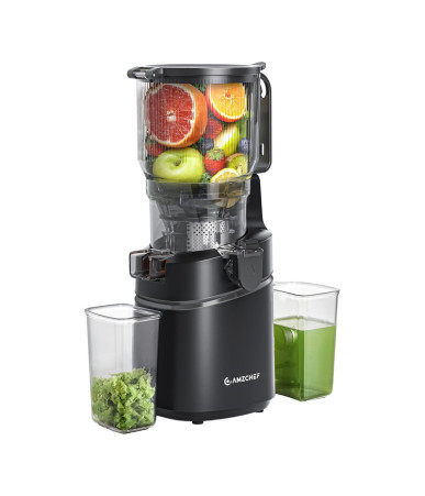 AMZCHEF SJ-036CBK Slow Juicer Nero
