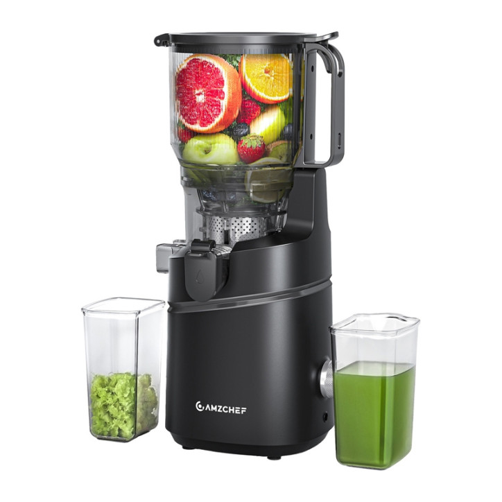 AMZCHEF SJ-036CBK Slow Juicer Nero