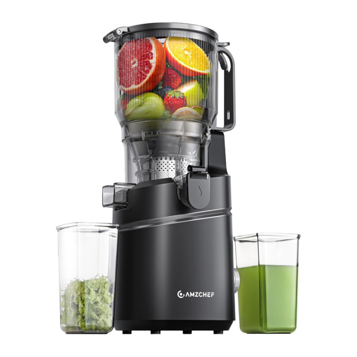 AMZCHEF SJ-036CBK Slow Juicer Nero