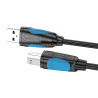 Vention VAS-A16-B100 Cavo Stampante USB 2.0 da A a B 1m Nero