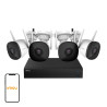 IMOU Kit-Pro WiFi CCTV Monitoring Kit 4 Telecamere 2MP NVR 1TB