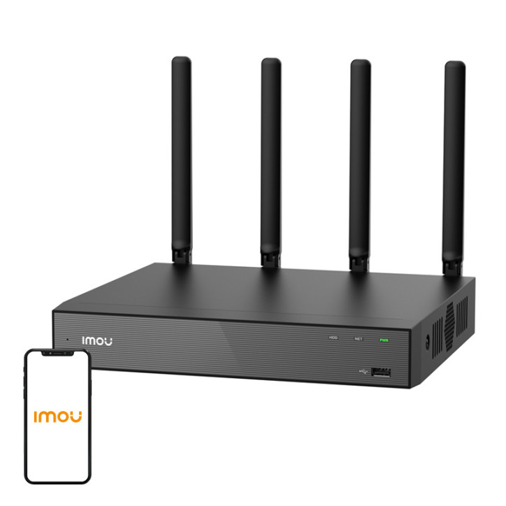 IMOU NVR N110W 10 Canali Wi-Fi 6 Registratore Video di Rete IMOU NVR N110W 10 Canali Wi-Fi 6 Registratore Video di Rete