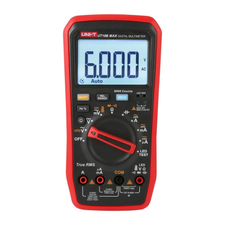 UNI-T UT18B MAX True RMS Multimetro Digitale