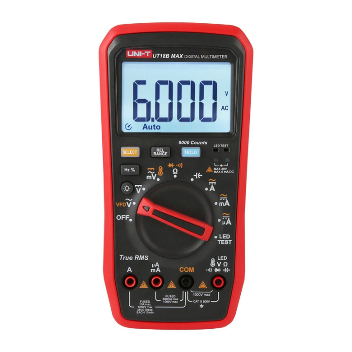 UNI-T UT18B MAX True RMS Multimetro Digitale UNI-T UT18B MAX True RMS Multimetro Digitale