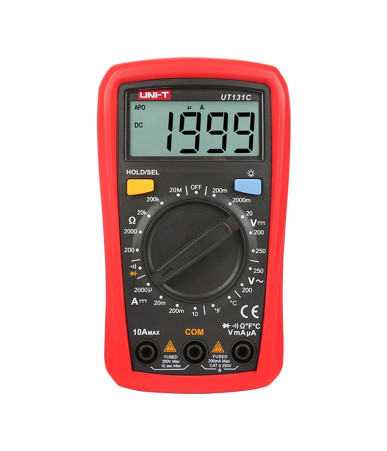 UNI-T UT131C Multimetro Digitale Portatile con Temperatura
