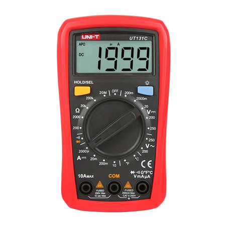 UNI-T UT131C Multimetro Digitale Portatile con Temperatura