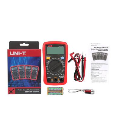 UNI-T UT131C Multimetro Digitale Portatile con Temperatura
