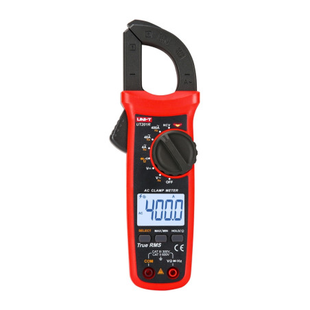 UNI-T UT201R Pinza Amperometrica Digitale 400A True RMS