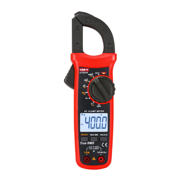 UNI-T UT201R Pinza Amperometrica Digitale 400A True RMS