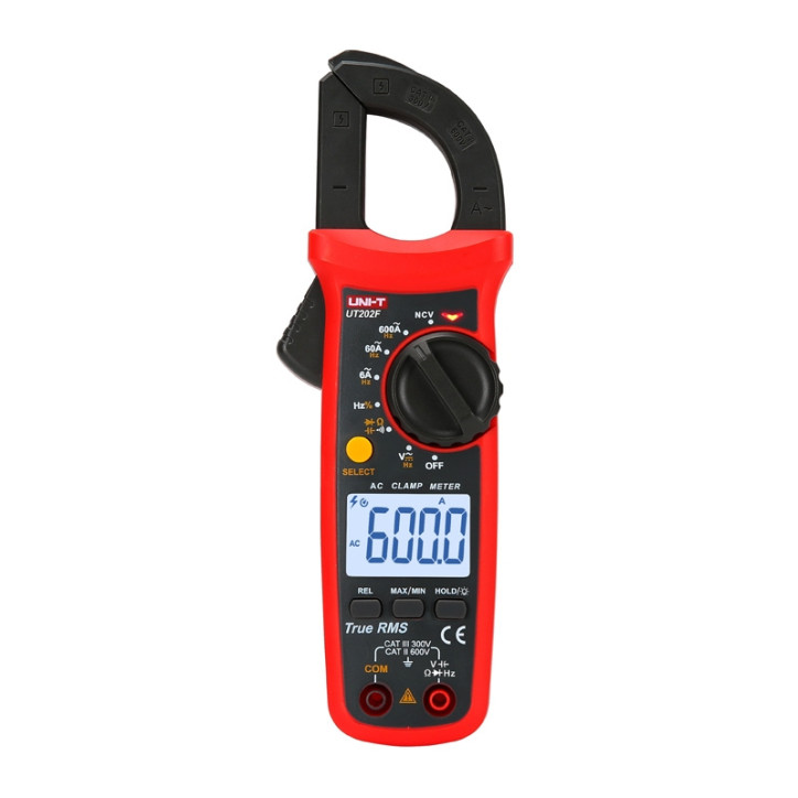 UNI-T UT202F Pinza Amperometrica Digitale 600A AC/DC UNI-T UT202F Pinza Amperometrica Digitale 600A AC/DC