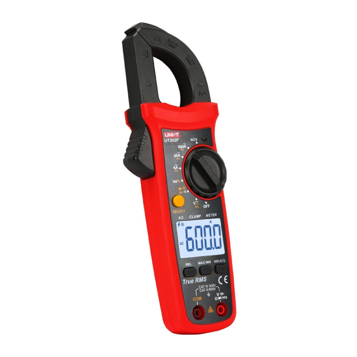 UNI-T UT202F Pinza Amperometrica Digitale 600A AC/DC UNI-T UT202F Pinza Amperometrica Digitale 600A AC/DC