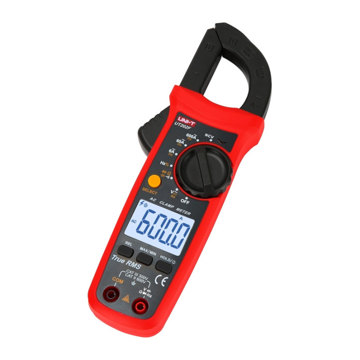 UNI-T UT202F Pinza Amperometrica Digitale 600A AC/DC UNI-T UT202F Pinza Amperometrica Digitale 600A AC/DC