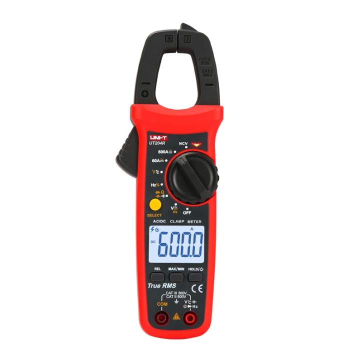 UNI-T UT204R Misuratore di Corrente a Pinza True RMS 600A