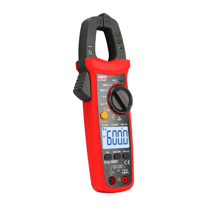 UNI-T UT204R Misuratore di Corrente a Pinza True RMS 600A