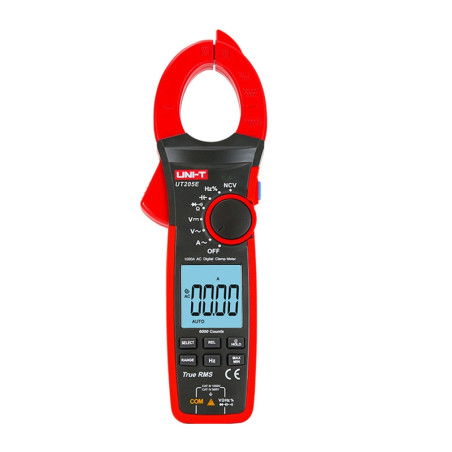 UNI-T UT205E Pinza Amperometrica Digitale True RMS 1000A