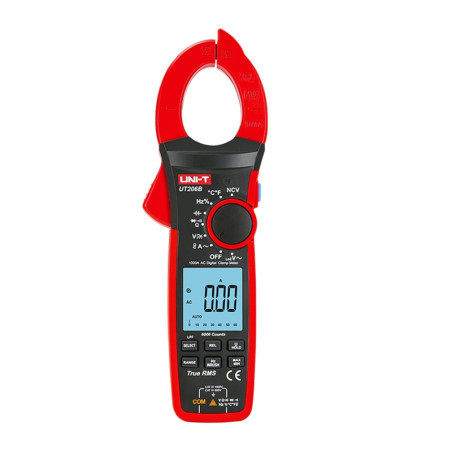 UNI-T UT206B Pinza Amperometrica Digitale True RMS 1000A
