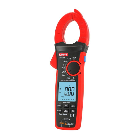 UNI-T UT206B Pinza Amperometrica Digitale True RMS 1000A