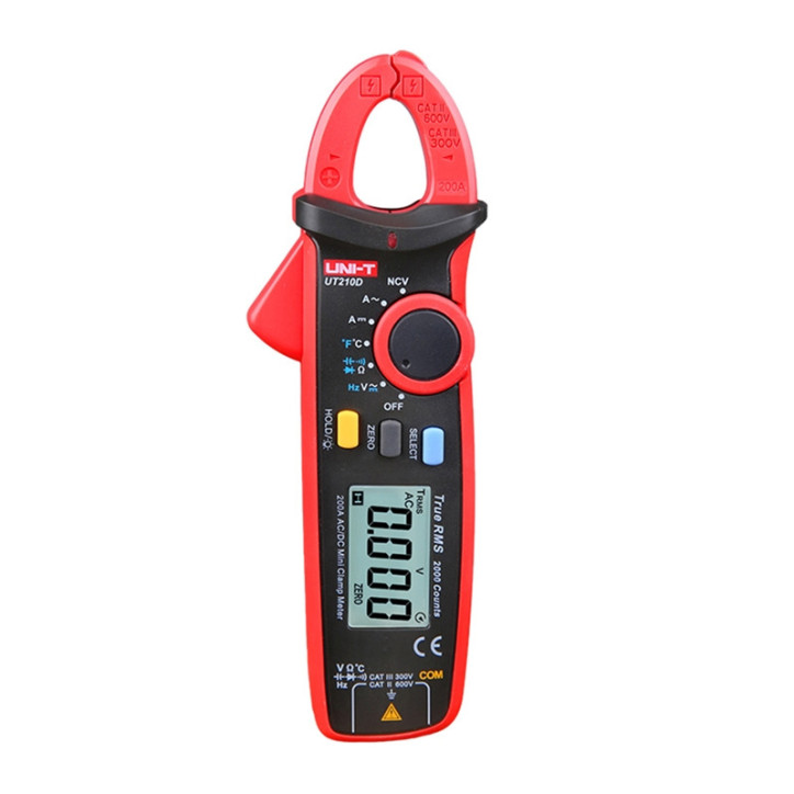 UNI-T UT210D Mini Clamp Meter TRMS AC/DC UNI-T UT210D Mini Clamp Meter TRMS AC/DC