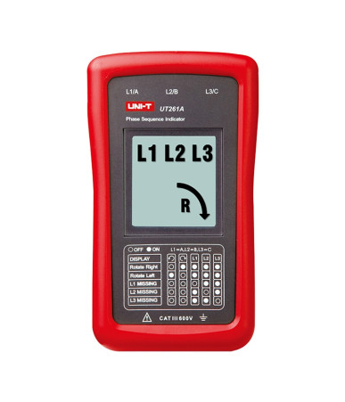 UNI-T UT261A Tester Sequenza di Fase e Rotazione Motore