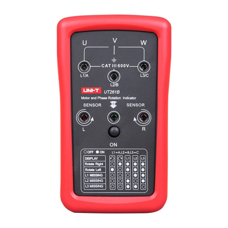 UNI-T UT261B Tester Sequenza di Fase e Rotazione Motore