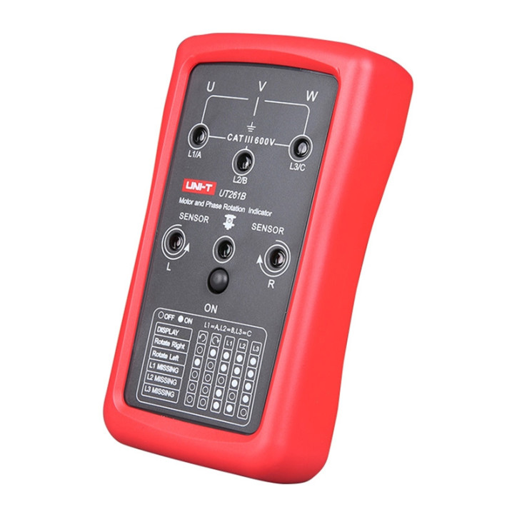 UNI-T UT261B Tester Sequenza di Fase e Rotazione Motore UNI-T UT261B Tester Sequenza di Fase e Rotazione Motore
