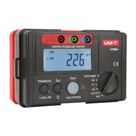 UNI-T UT582+ Tester per interruttori differenziali