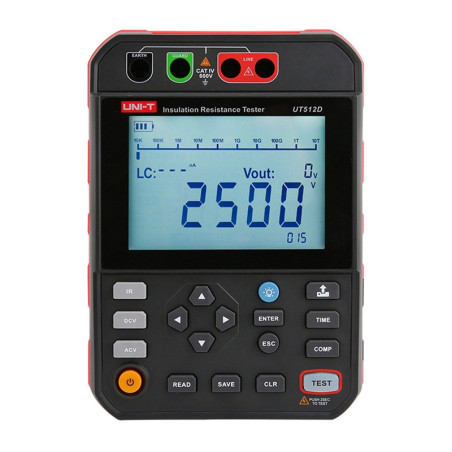 UNI-T UT512D Tester di Resistenza di Isolamento Alta Tensione