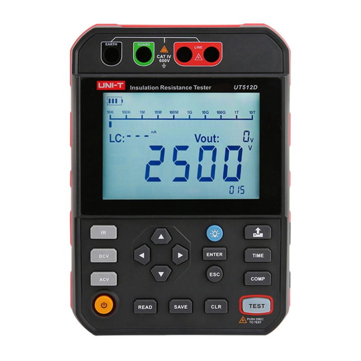 UNI-T UT512D Tester di Resistenza di Isolamento Alta Tensione
