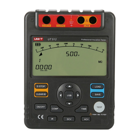 UNI-T UT512 Misuratore Resistenza Isolamento Alta Tensione